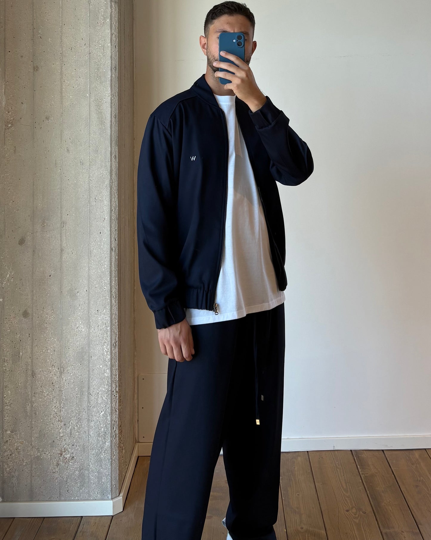 Giacca bomber con zip