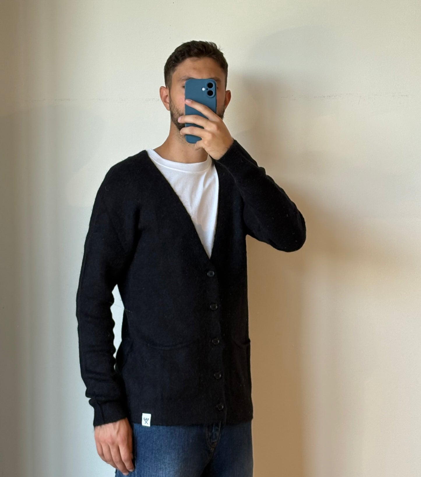 Cardigan scollo a V