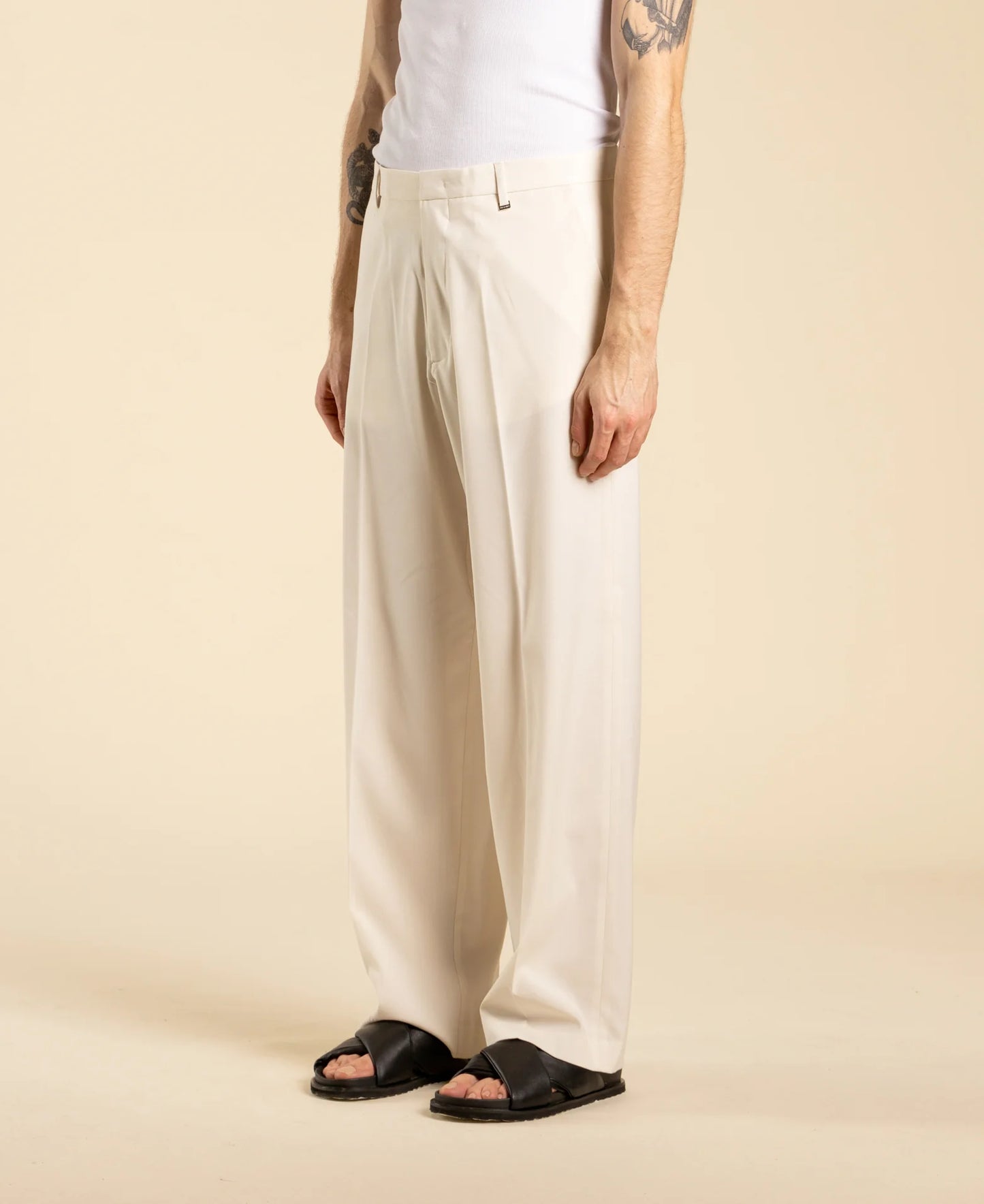 Pantalone Ampio Panna