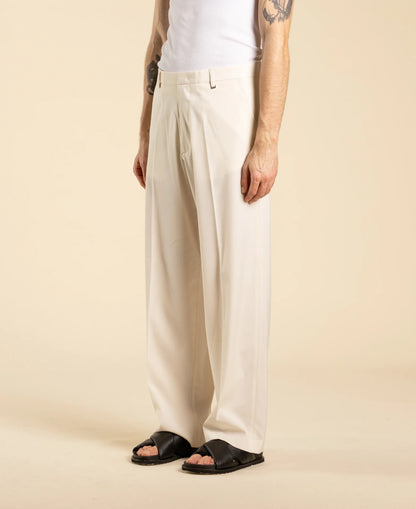 Pantalone Ampio Panna