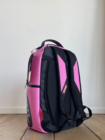 SHARK CENTRAL PINK EMBROIDERED SHARK BACKPACK