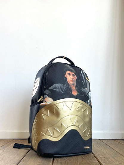 Scarface Gold Embossed Backpack