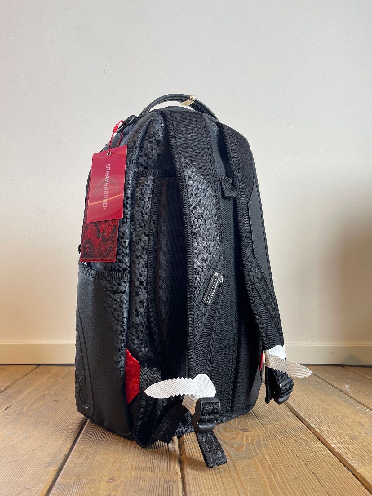 Blacked Out Embossed Gold Tooth Backpack
