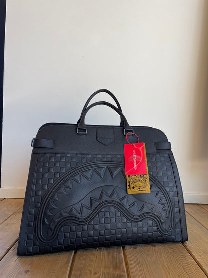 RAISED CHECK  BRIEFCASE BAG