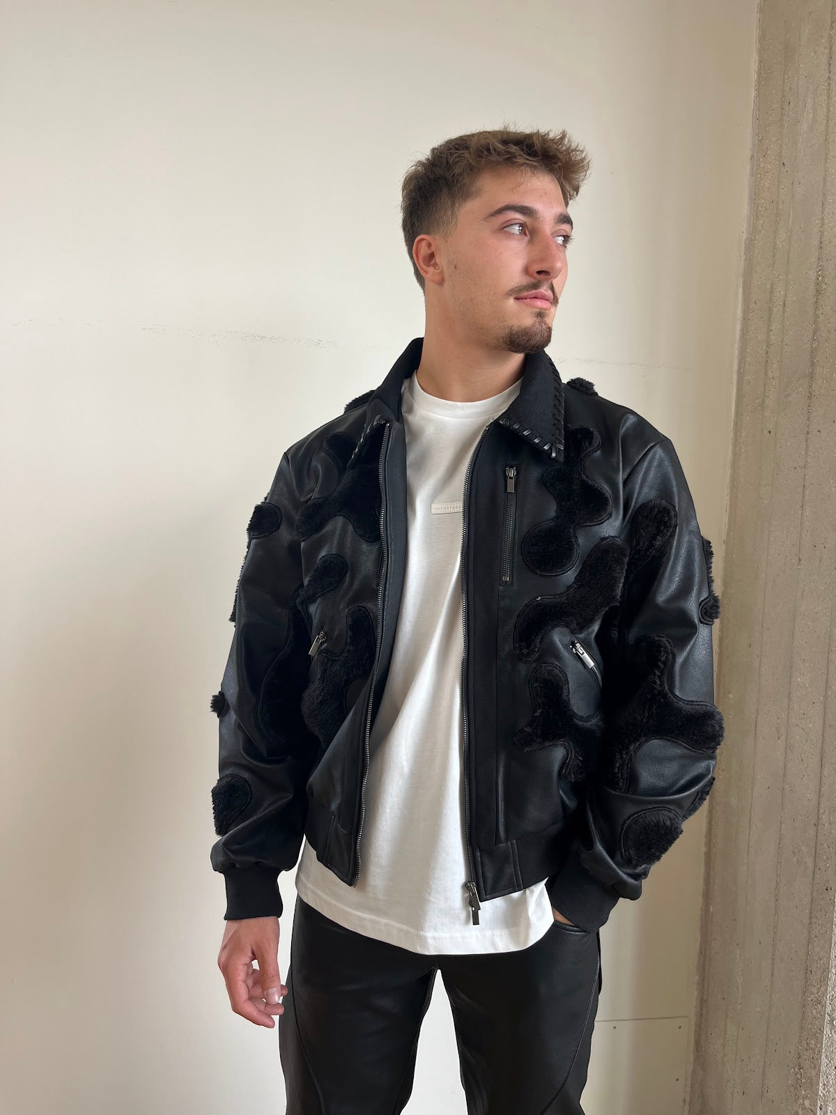 Fur Camouflage Jacket