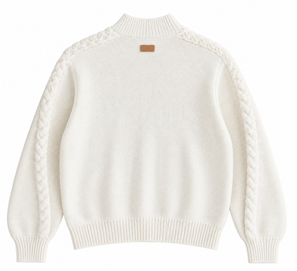 Braided Knit Sweater