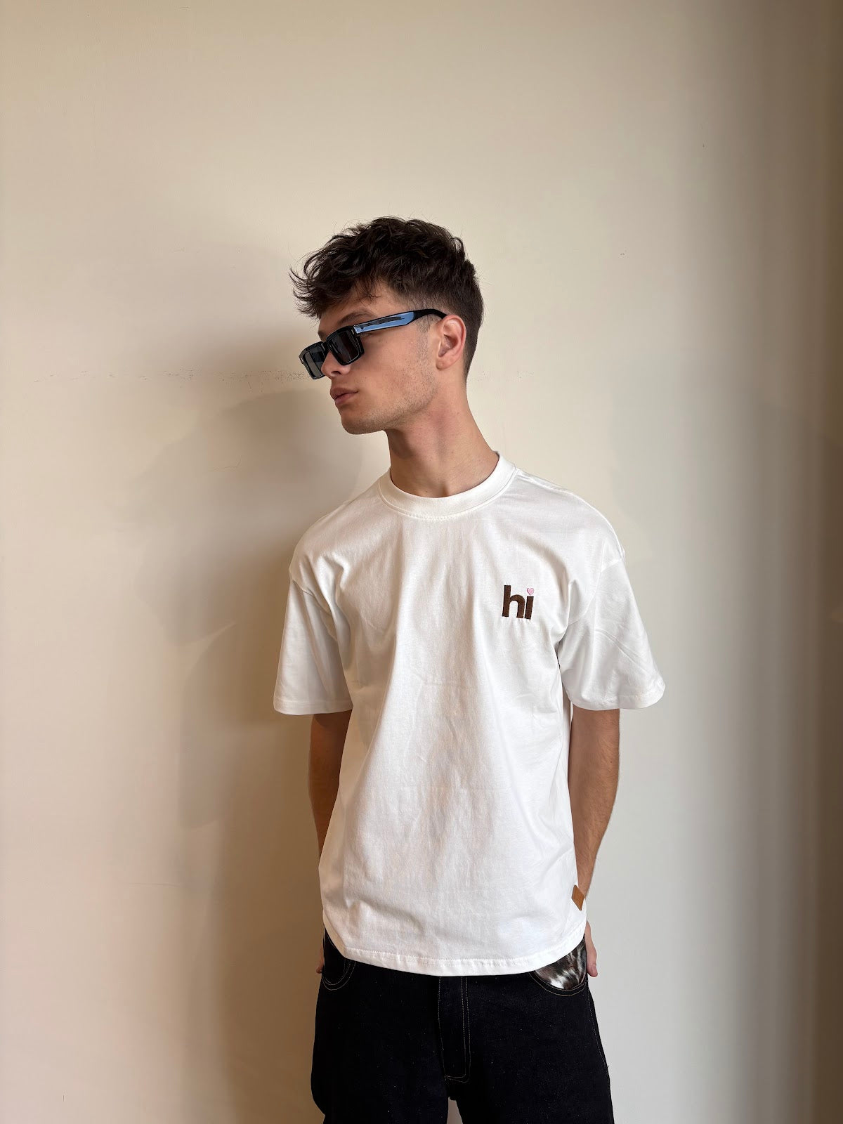 Flower Leather Tee