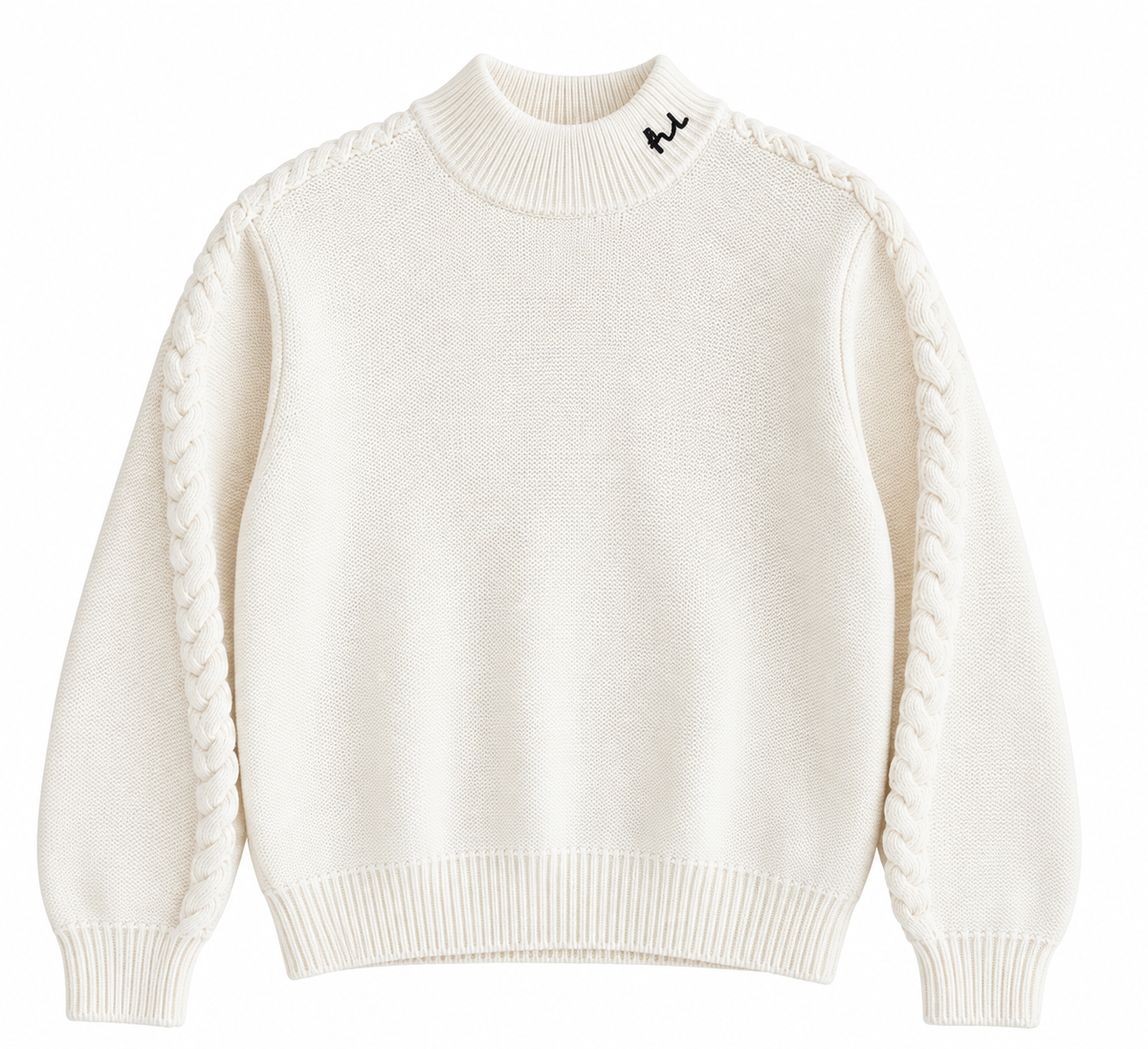 Braided Knit Sweater