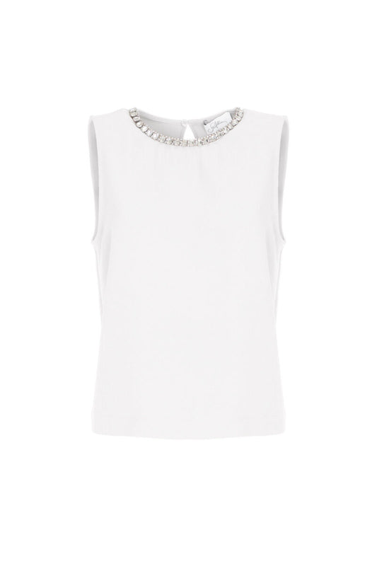Top Fluido Con Strass