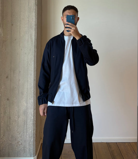 Giacca bomber con zip