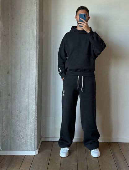 Hoodie boxy logata