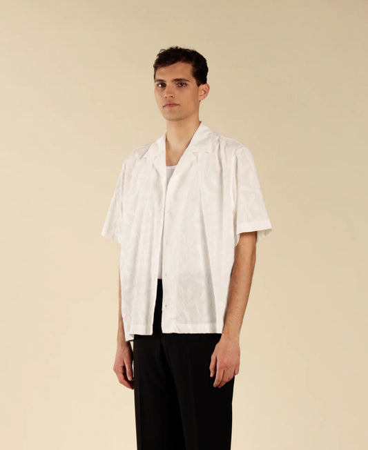Camicia Jacquard Floreale