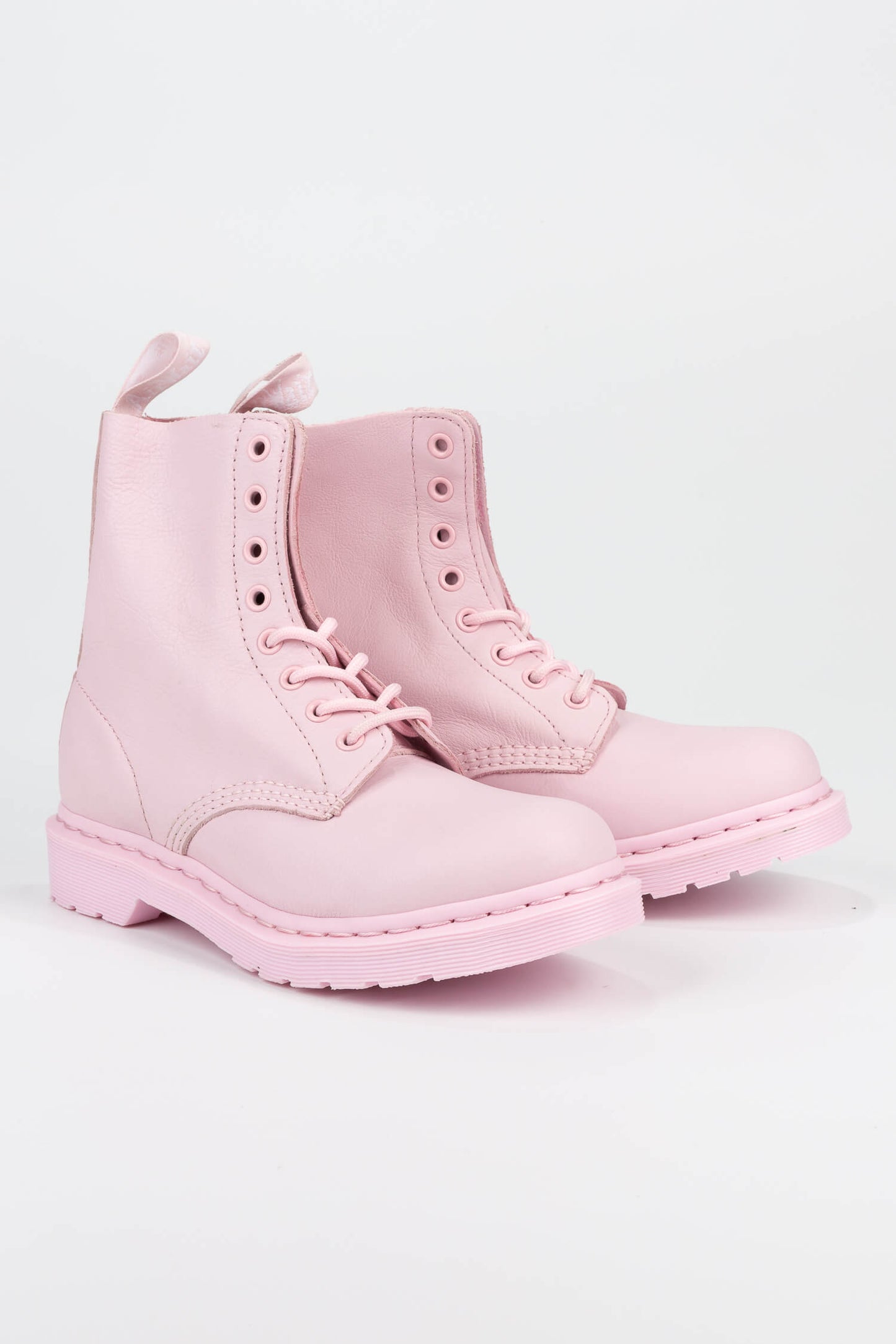 1460 Pascal Mono Lace Up Pink Boots